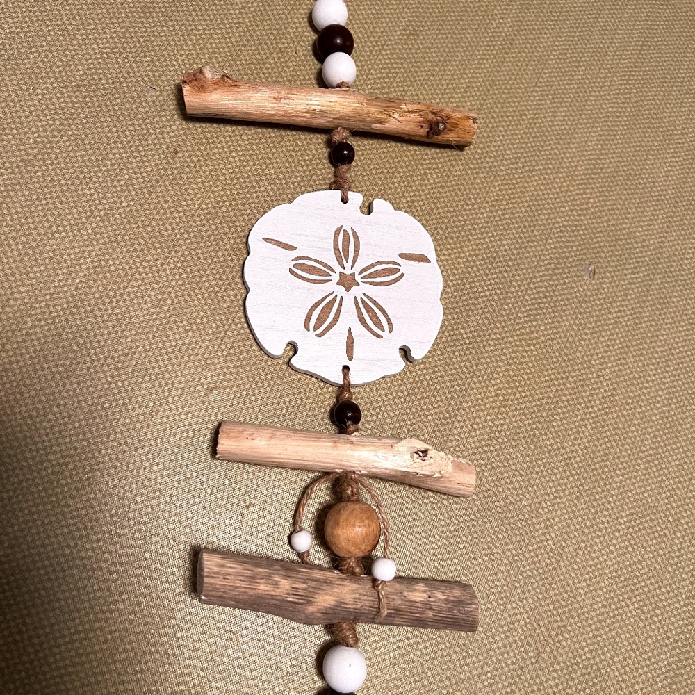 Handmade driftwood decorative hanging